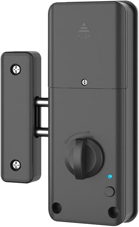 Smart Lock, Keyless Entry Door Lock, Fingerprint Electronic Door Lock,WiFi Smart Door Deadbolt Lock for TTlock App Control, Home Security Door Lock(Black)