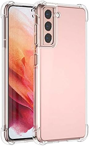 Ehr. Samsung Galaxy S22 Uyumlu Darbe Önleyici Sararmaya Dayanıklı Airbag Korumalı Ultra Slim TPU Şeffaf Silikon Kılıf (Şeffaf, Samsung Galaxy S22)