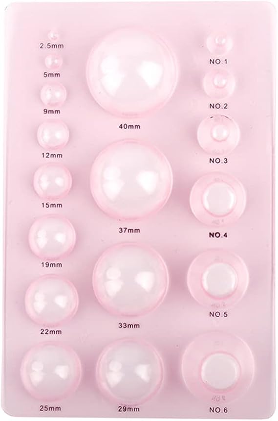 Diy Quilled Creations Quilling 3d Domes Half Ball Mold Craft Tools for Starting Quilling