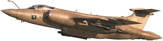 Airfix Model Set - A06022A Blackburn Buccaneer S.2B Gulf WAR Model Building Kit - Plastic Model Plane Kits for Adults & Children 8+, Set Includes Sprues & Decals - 1:72 Scale Model