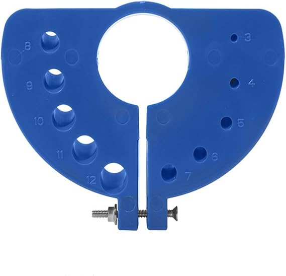Zilimontt Drill Sharpener Multi Specification Drill Grinding Attachment Angle Grinder Drill Bit Sharpener Drill Bit (Blue)