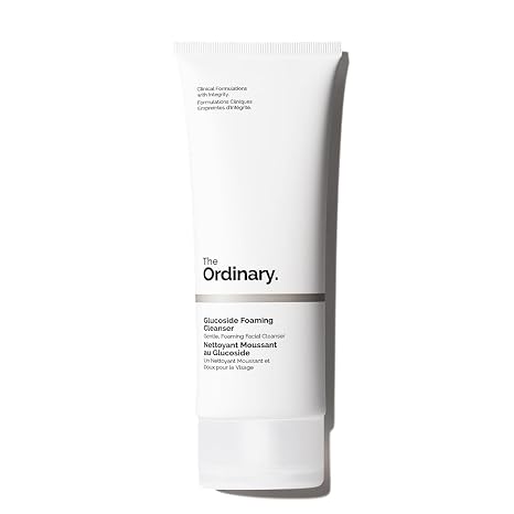 The Ordinary Glucoside Foaming Cleanser, Foaming Facial Cleanser with Glucoside, Gentle Cleansing for All Skin Types, Including Sensitive Skin, 150ml