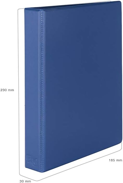 2K 226M.A Klasör/Dosya A5 Plastik Talebe/Cari Hesap 3 cm Sırt 4 Halka D Mekanizmalı Kutu içi 12 Adet, Mavi