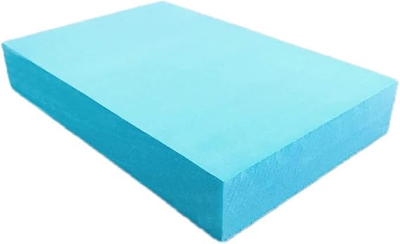 Eva Foam Sheets,High Density Foam Board for DIY Crafting, Modeling & Sculpture - 30cm x 40cm 5cm Blue/White Polystyrene Sheets 1ps(Blue)