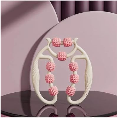 Muscle Relaxing Massager 9 Wheel Adjustable Lymph Drainage Roll Leg Sleeve Cellulite