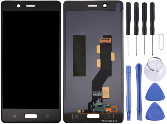 Mobile Phone LCD Display TFT LCD Screen for Nokia 8 / N8 TA-1012 TA-1004 TA-1052 with Digitizer Full Assembly (Black) Repair Part