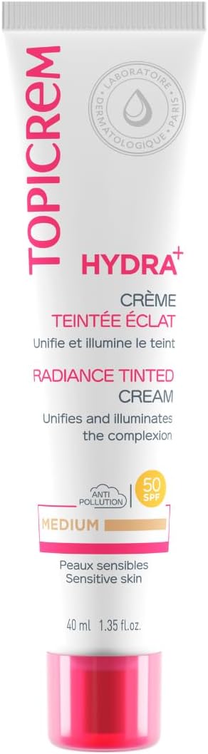 Topicrem Topicream Medium Radiance Tinted Cream 40 Ml