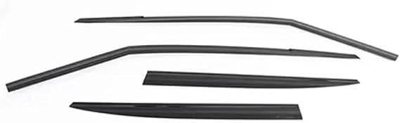 Wind Deflectors Set Car Window Visor For Kia EV6 CV GT-Line 2022 2023 2024 Door Vent Smoke Awning Sun Rain Eyebrow Guard Cover Deflector Accessories Window Visor
