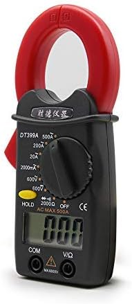 DT399A Digital Clamp Meter Mini Ammeter Clamp Multimeter Small Ammeter Voltage Resistance Tester