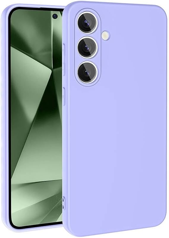 Coverzone Samsung Galaxy S24 Fe İle Uyumlu Kılıf Z-Mara Lansman Vieri Tam Koruma Arka Kapak Kamera Koruma Çıkıntılı Pürüzsüz Yüzey Lila
