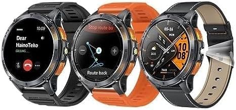 GPS-1 Akıllı Saat AMOLED Ekran IP68 Su Geçirmez Bluetooth Arama Spor Saat Nabız Uyku Takipli Android iOS Uyumlu Smartwatch