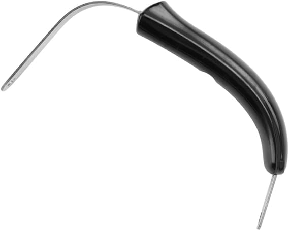 Pot Grip Replacement Handle for Teapots Heat-Resistant Bakelite with Stainless Steel Core Fit for Kettle Repair Kitchen Accessory Suitable for Home Brewing and Daily Use