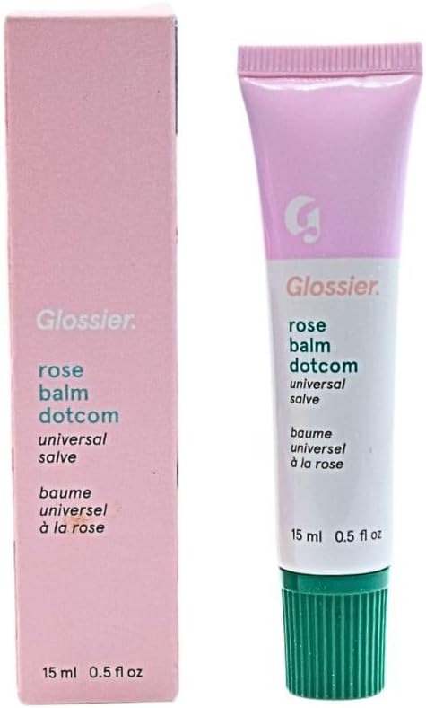 Glossier Balm Dotcom Lip Balm and Skin Salve - Rose - Sheer Pink Tint