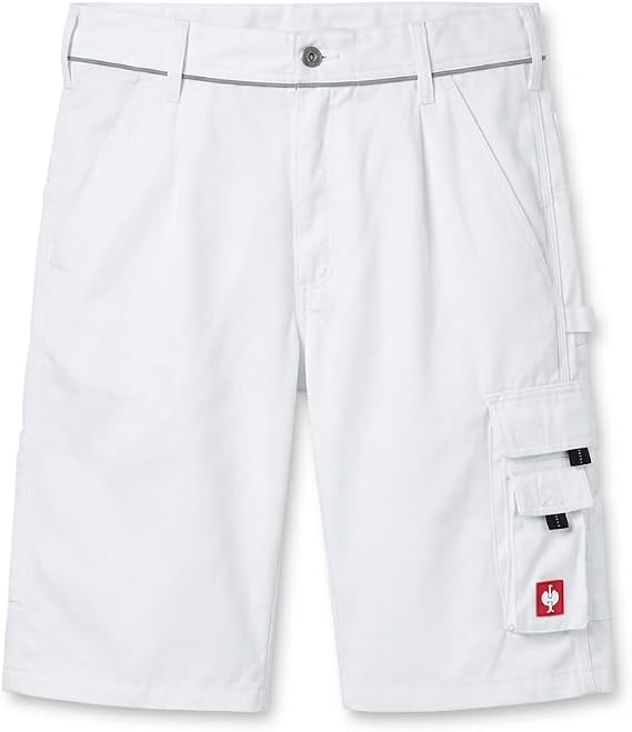 Engelbert Strauss e.s.Image Men's Work Shorts - Heavy Duty Work Shorts with Pockets, Elastic Waist & Reinforced Seams