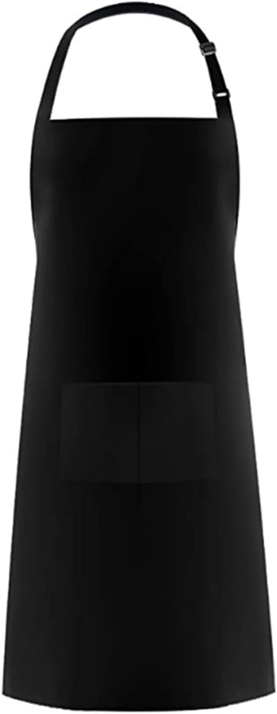 Kitchen Apron Adjustable Cotton Apron with 2 Pockets Cooking Kitchen Chef Women Men Aprons for Home Kitchen, Restaurant, Coffee House, Baking Gardening BBQ