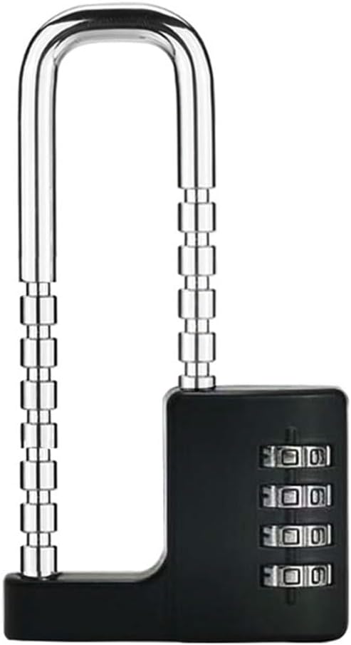 Combination Padlock, Heavy Duty Adjustable Long Padlock for Outdoor
