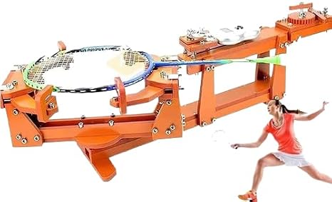 Tennis Stringing Machine - Aluminum Alloy 20-32LB Tension - Portable Pro Racket Stringer w/Tool Kit for Tennis Badminton All-Levels (Beginner Amateur Professional)
