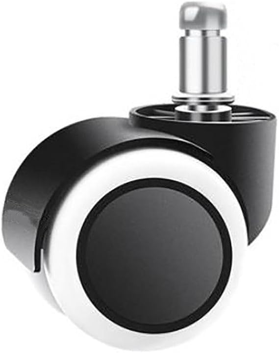 1Pcs Universal Office Chair Caster Replacement Household Chair Wheel Rubber Safe Roller Furniture Casters,Circlip,1Pcs
