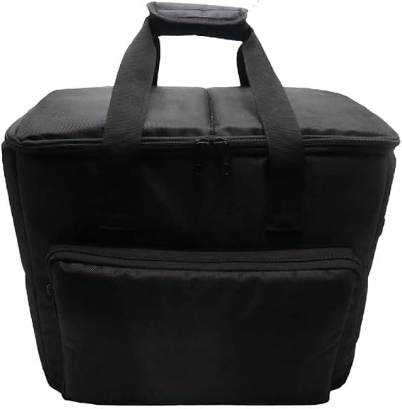 Desktop Mini-ITX Case Desktop PC Computer Travel Storage Carrying Case Bag for NR200 NR200P Q58 (or Similar-Sized case 40.5 * 22 * 34CM) （Bag Only） Black