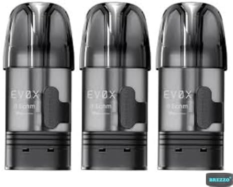 Evox Pods XL 0.6 ohm Replacement pods (3 pcs) compatible with Freemax Evox Pod Kit - Nicotine Free