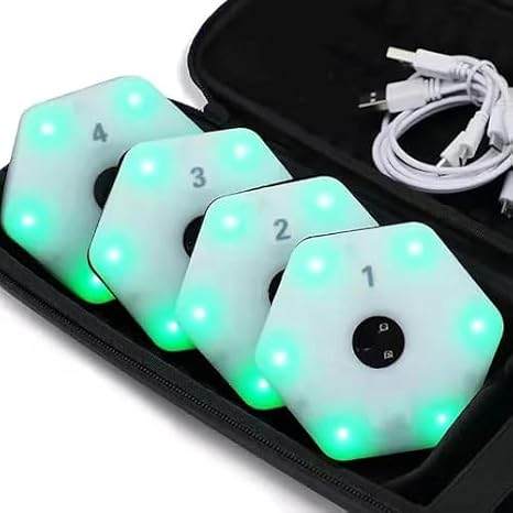 Reaction Training Light System with App for Speed, Agility, and Reflex Improvement in All Sports