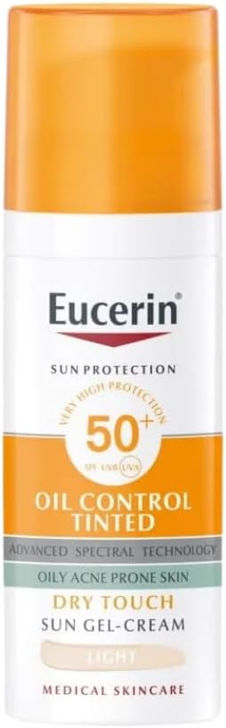Eucerin Sun Face Oil Control Tinted Spf50 Light 50 ml
