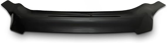 Black Bonnet Guard Protector Compatible with Toyota Hilux Vigo 11-15 Weatherproof ABS Hood Bug Deflector Durable Stone Chip Protection