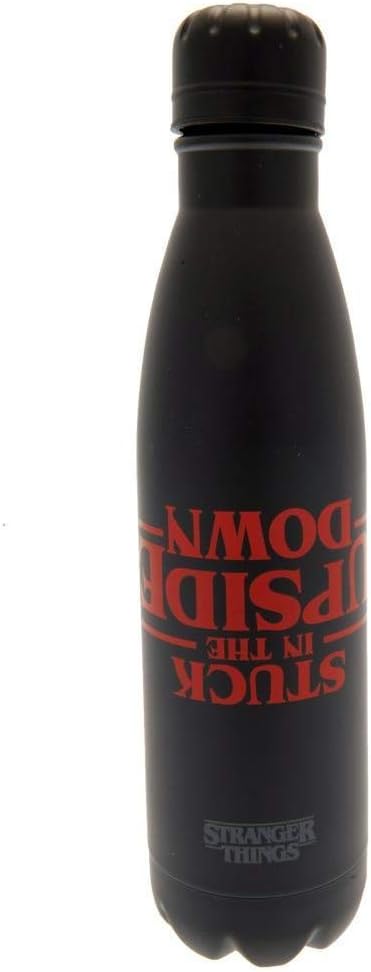 Pyramid International Stranger Things Insulated Metal Water Bottle with Upside Down Graphic 540ml - Official Merchandise, Multi-coloured, MDB25388
