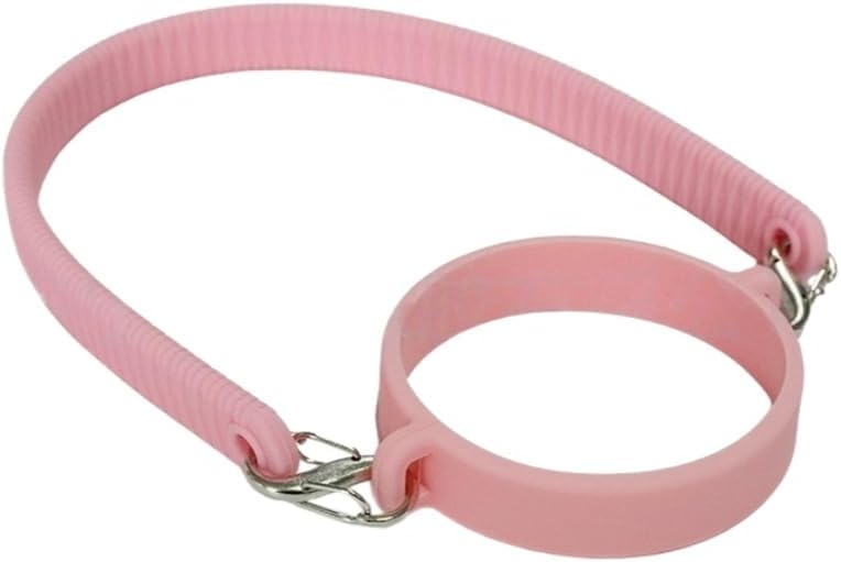2Pcs Water Bottle Handle Strap, Durable And Highly Elastic Silicone Compatible With Most 8-4Ro0oz Cups Portable Bottle Holder for Owala for Stanley(Pink)