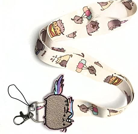 Cat Pattern Nyan Cat Neck Ipi And Phone Strap