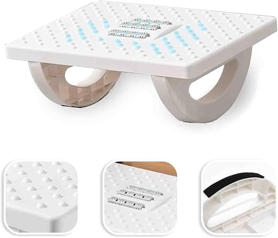 Couleurs Masa Altında Ayak Dayanağı, Daha Büyük Boy Ofis Masası Ayaklık, Sallanan Ayak Hemşirelik Taburesi, Rocker Denge Tahtası, Duruş Desteği, Ofis ve Ev Kullanımı için Ergonomik Tasarım (Beyaz)