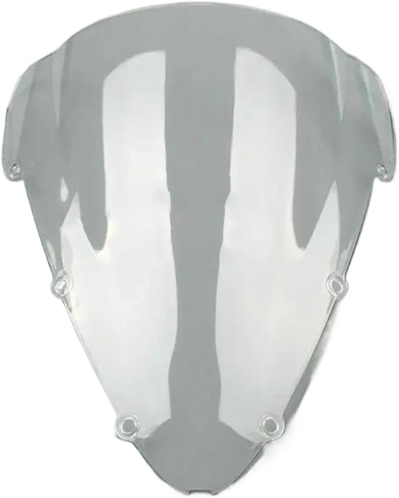 Motorcycle Windshield For CBRF4I For CBR600F4I For CBR 600 F4I For CBR600 2001-2007 Windshield Windscreen Double Bubble Windscreen Fairing(Black)