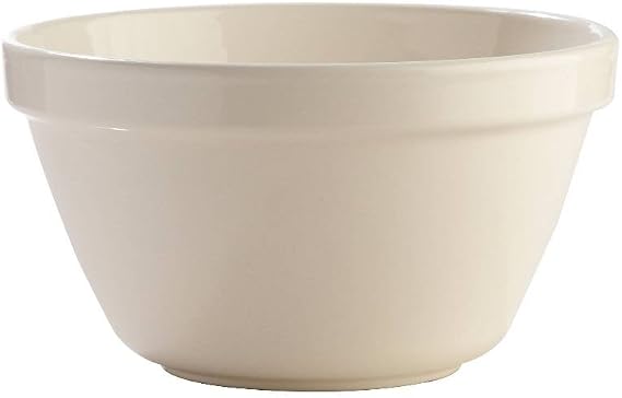 Mason Cash MC Original White S18 Pudding Basin 22 cm, Beige (2005.001)