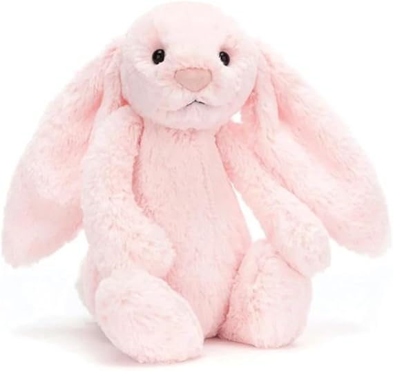 Jelly Cat Bashafull Pink Bunny Medium - L: 9cm x L: 12cm x H: 31cm