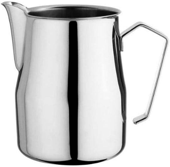 Epinox Stainless Steel Milk Pot - Coffee Pot - Pitcher Milk Jug - Milk Foamer - Foaming Container - 500 ml