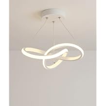 Lzy Avize Store Modern LED Avize, Beyaz, Sarkıt Tasarım, Salon, Mutfak ve Antre için Şık Aydınlatma [Enerji Sınıfı A]