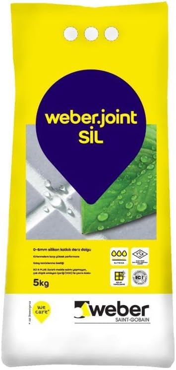 Weber Silikonlu Derz Dolgusu 5 Kg Beyaz