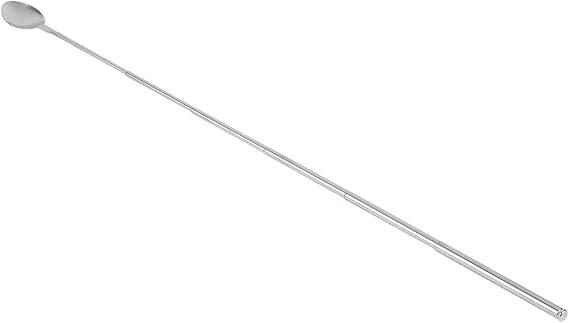 Telescopic Stirring Spoon, 24.4in Stainless Steel Long Handle