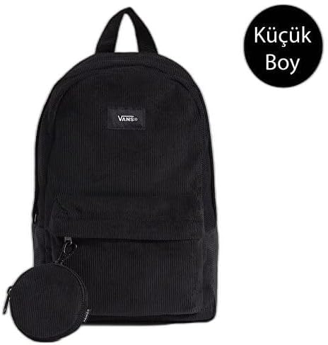 Vans Old Skool Mini Backpack Sırt Çantası-En: 21 cm, Boy: 32 cm, Derinlik: 13 cm VN000Q9ABLK1 Siyah