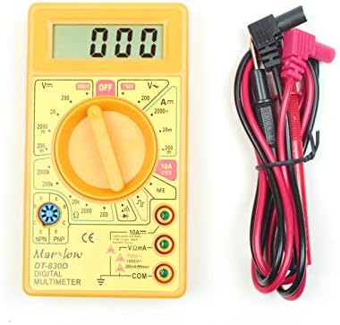 DT-830D Dijital Multimetre(Avometre) - Sarı Ölçü Aleti