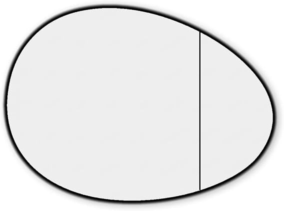Wing mirror glass replacement - compatible with Mini COOPER One Hatchback 2007-2013 CLUBMAN Also CAR DOOR - TO STICK ON - Car - Off Side Drivers Side RIGHT