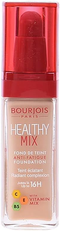 Bourjois Healthy Mix Anti-Fatigue Medium Coverage Liquid Foundation 52 Vanilla, 30ml, 29199601052