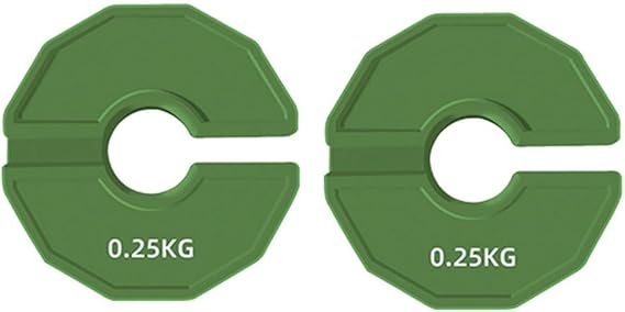 2PCS Gym Micro-Type Plates Dumbbell Fractional Weight Plate Rubber Fractional Weight Plates Plates Add-on Aperture 35mm 0.25KG