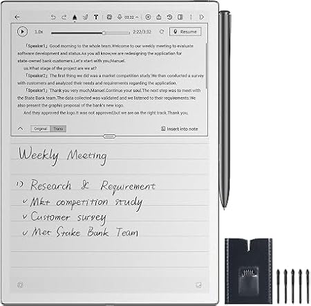 iFLYTEK AINOTE 2 10.65" E-Ink ChatGPT Refills for Google Play 5 Pack