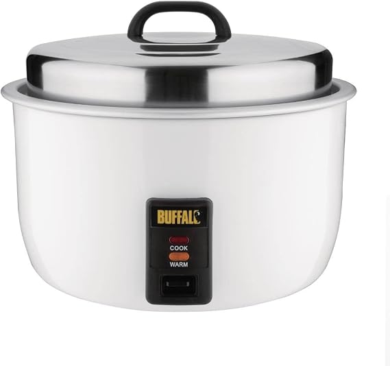 Buffalo Commercial Rice Cooker CB944-02, 10Ltr Dry / 23Ltr Cooked Rice, 23L
