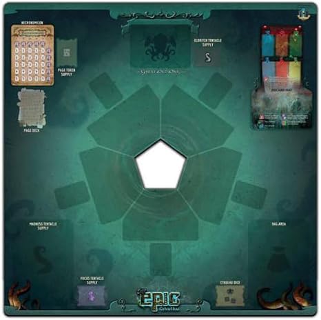 Gamelyn Games | Tiny Epic Cthulhu - Game Mat | Board Game Accessory