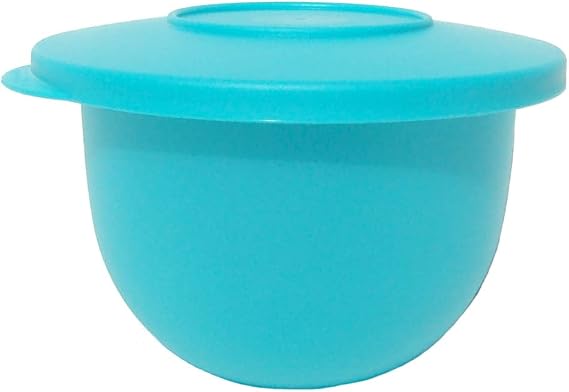 Tupperware Impression Small 2.5 Cup Mixing Bowl in Aqua Blue
