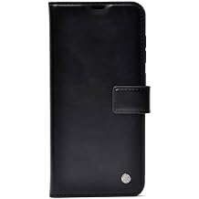 Case Compatible with Spia Apple iPhone 16E Faux Leather Original with Black Zore Cover (Compatible with Apple iPhone 16E, Black)