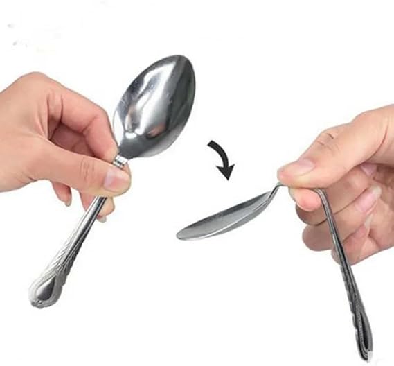 Perfect Bend Spoon Magic Tricks Metal Spoon Bending Magic Magician Close Up Street Illusions Mentalism Gimmicks Props Joke Prank Toys