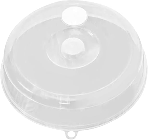 Microwave Splatter | Clear Microwave Splash Guard | Anti Splatter Perforated Guard, Dish Bowl Plate Serving , Kitchen Gadget, Oven Splatter Guard For Kitchens, Canteens, Hotels